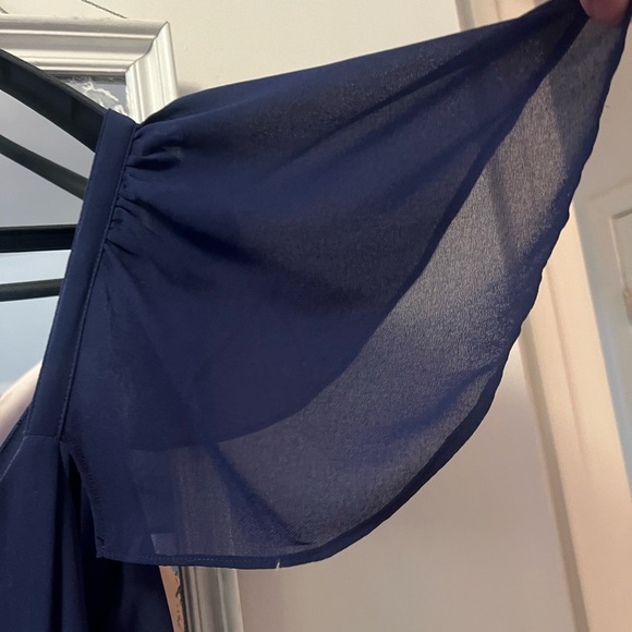 Navy Gown NWT size large Lesh Zumel - Picture 2 of 8